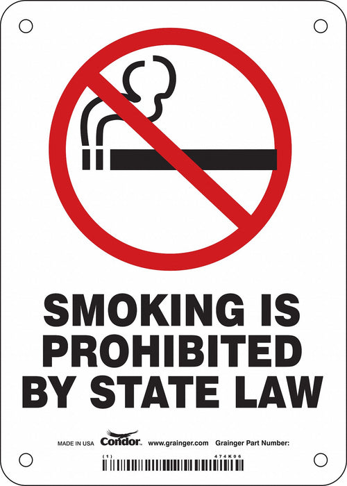 Safety Sign 7 in x 5 in Aluminum