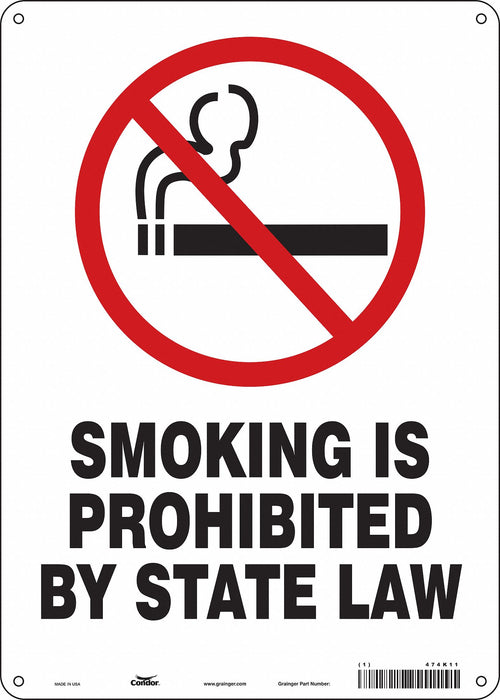 Safety Sign 14 in x 10 in Polyethylene