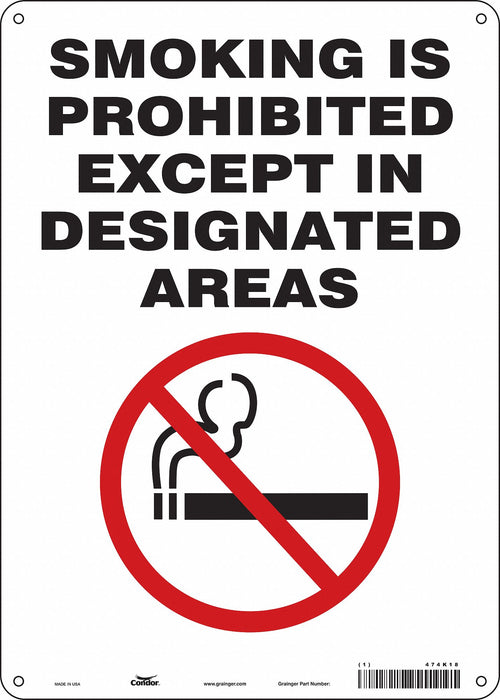 Safety Sign 14 inx10 in Polyethylene
