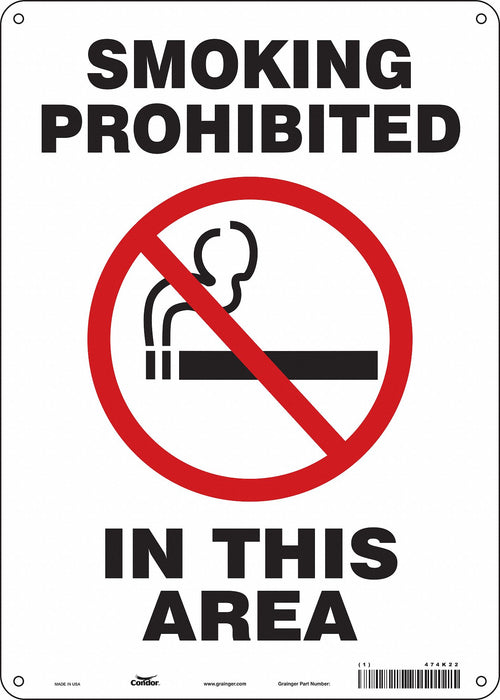 Safety Sign 14 inx10 in Aluminum