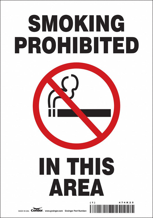 Safety Sign 10 inx7 in Vinyl