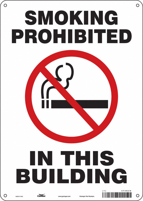 Safety Sign 14 inx10 in Aluminum