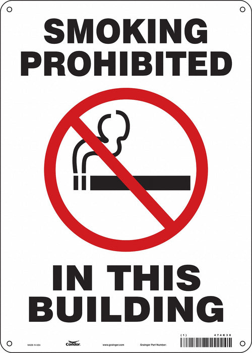 Safety Sign 14 in x 10 in Polyethylene
