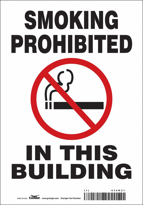 Safety Sign 10 in x 7 in Vinyl