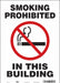 Safety Sign 14 in x 10 in Vinyl