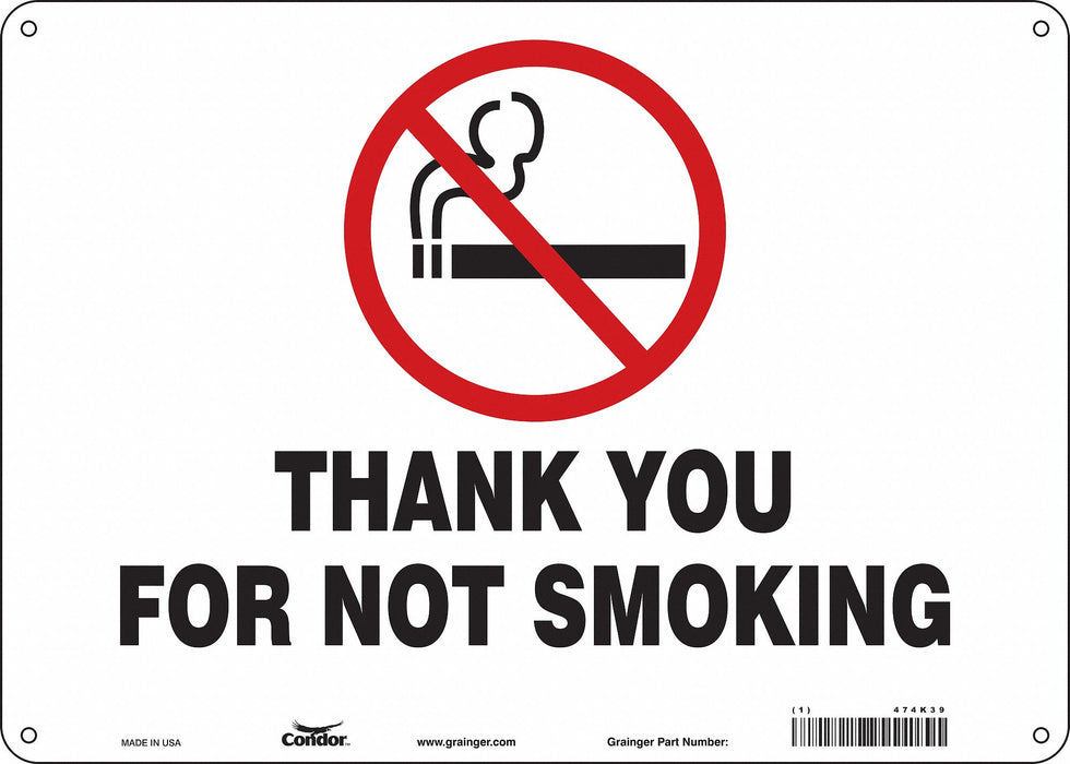 Safety Sign 10 inx14 in Polyethylene