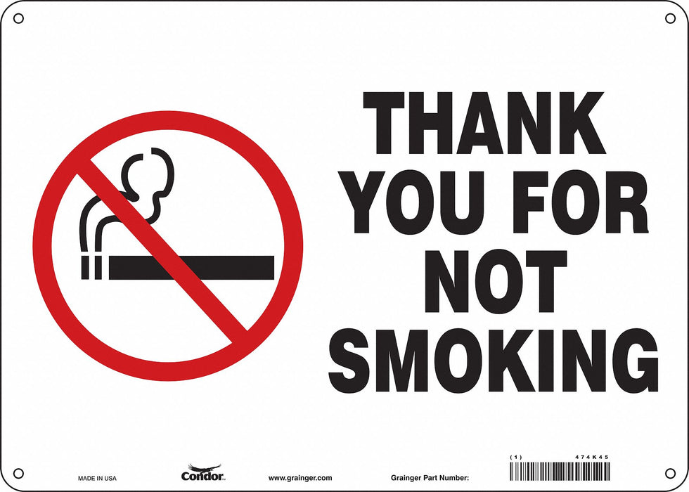 Safety Sign 10 inx14 in Aluminum