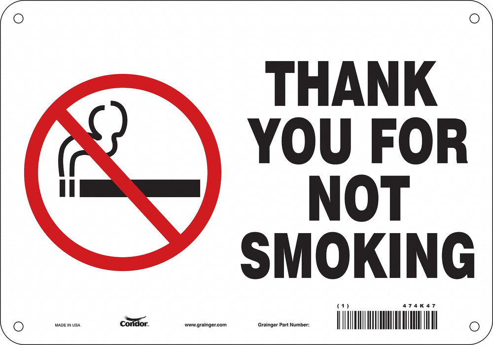 Safety Sign 7 inx10 in Polyethylene