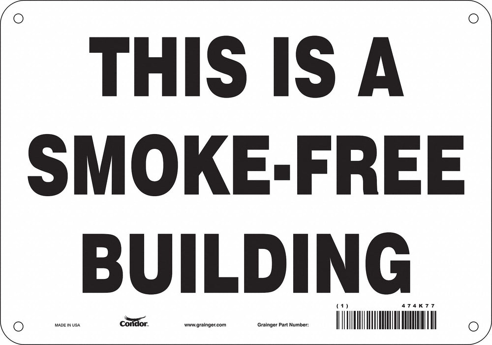 Safety Sign 7 in x 10 in Polyethylene
