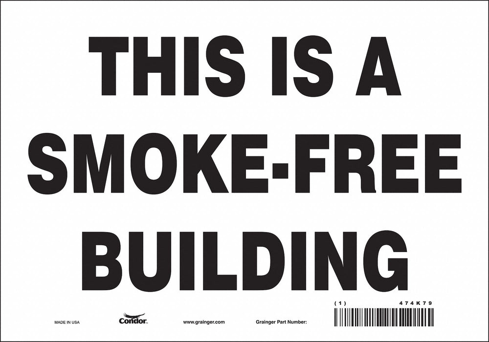 Safety Sign 7 in x 10 in Vinyl