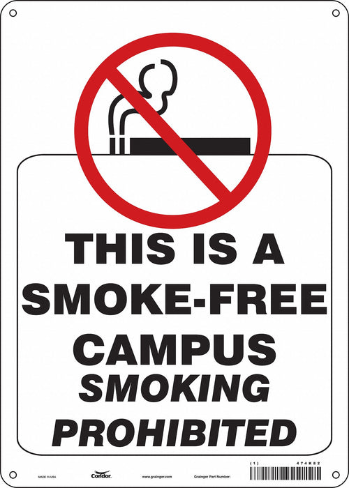 Safety Sign 14 inx10 in Aluminum