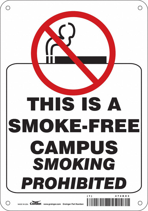 Safety Sign 10 inx7 in Polyethylene