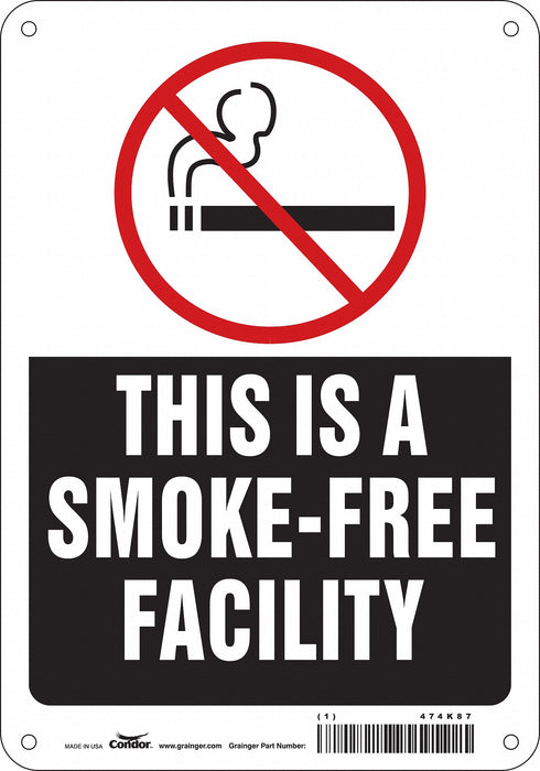 Safety Sign 10 inx7 in Aluminum