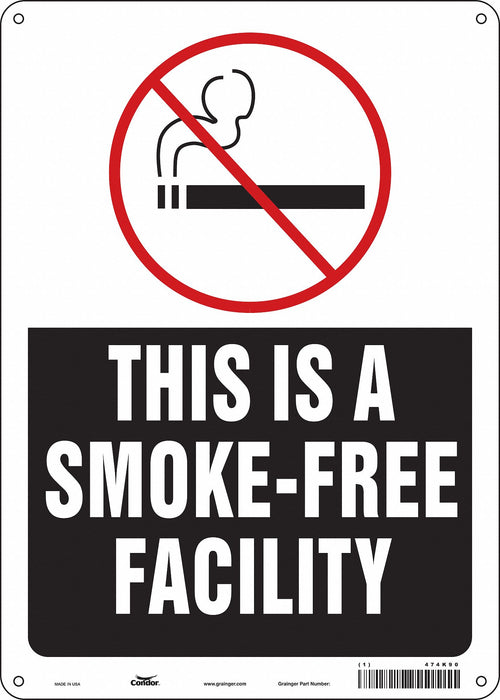 Safety Sign 14 in x 10 in Polyethylene