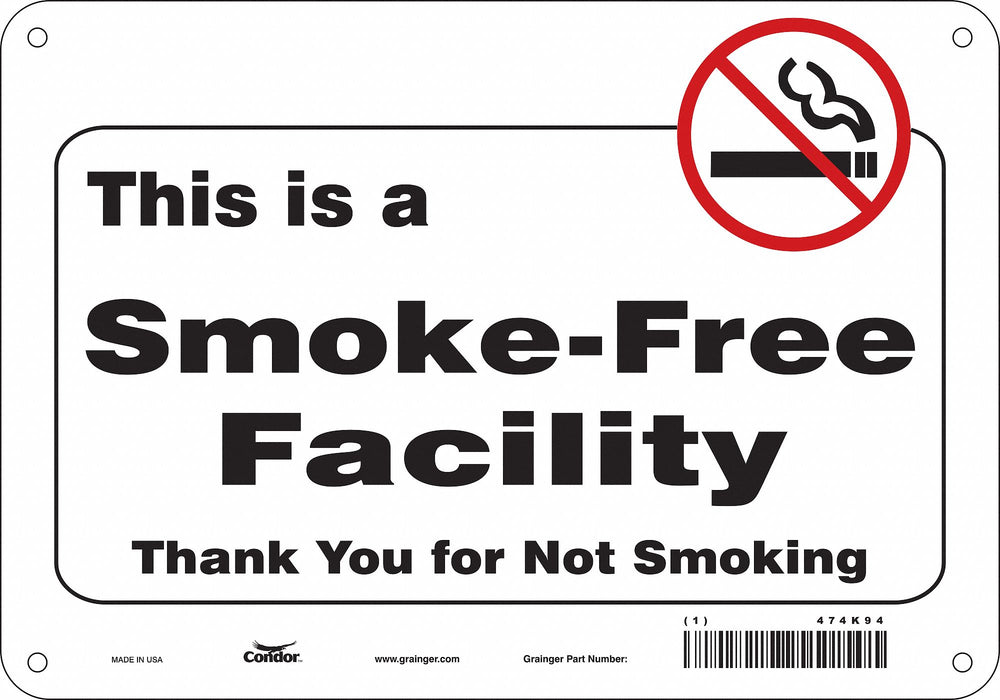 Safety Sign 7 in x 10 in Aluminum
