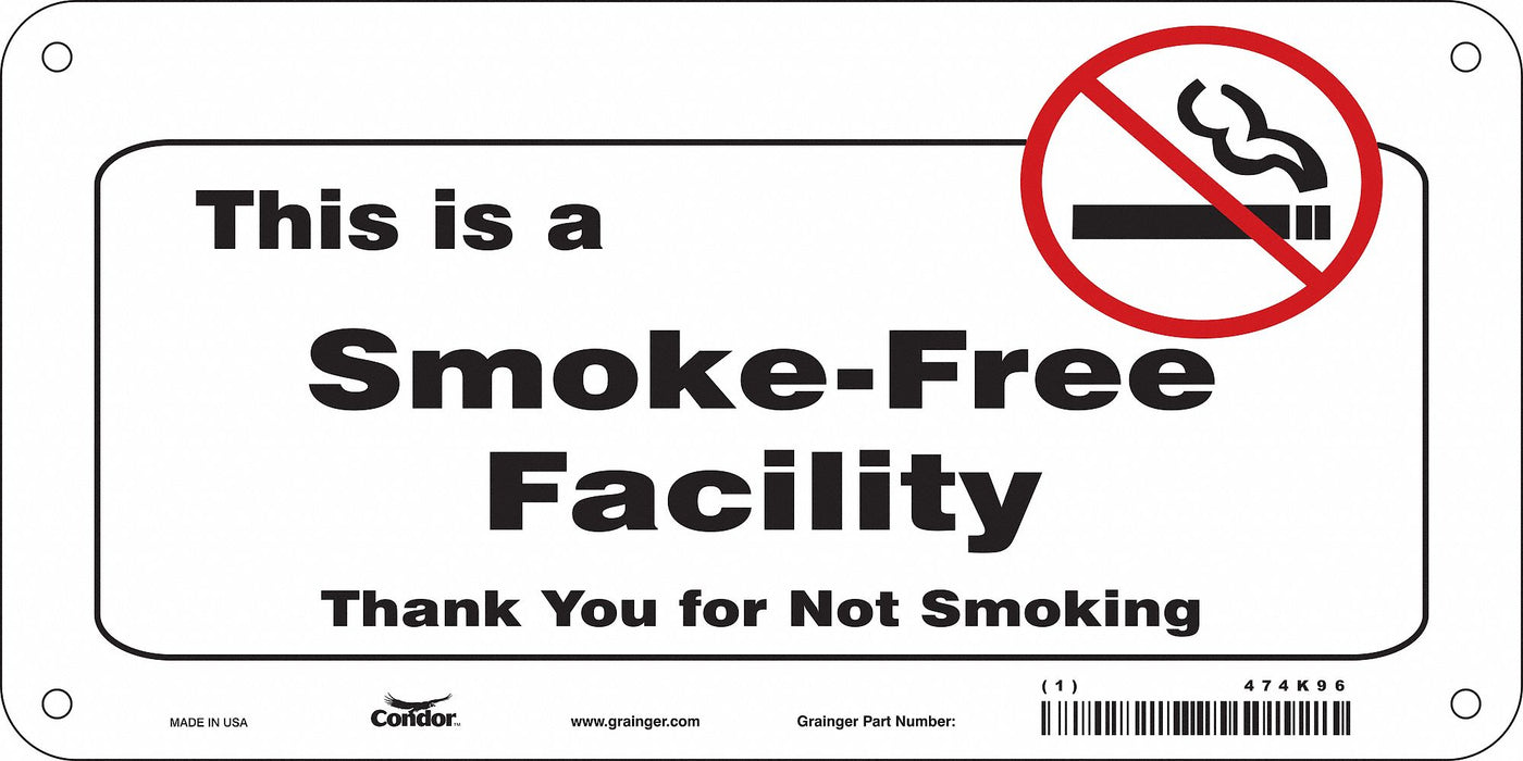 Safety Sign 5 in x 10 in Polyethylene