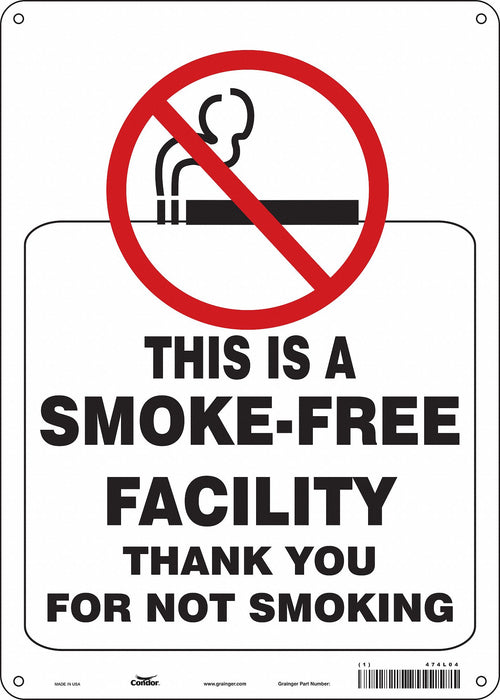 Safety Sign 14 in x 10 in Aluminum