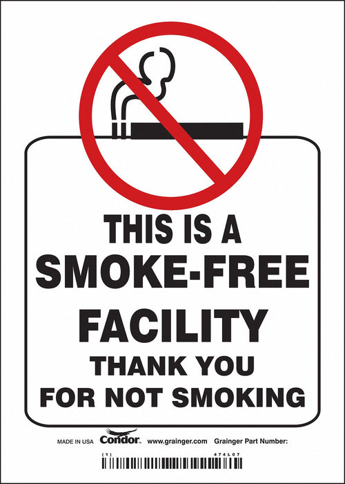 Safety Sign 7 inx5 in Vinyl