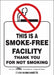 Safety Sign 7 inx5 in Vinyl