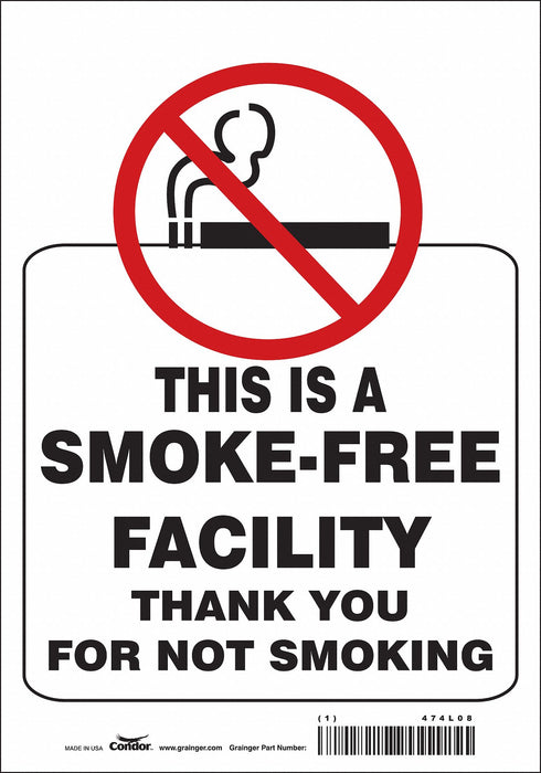 Safety Sign 10 inx7 in Vinyl