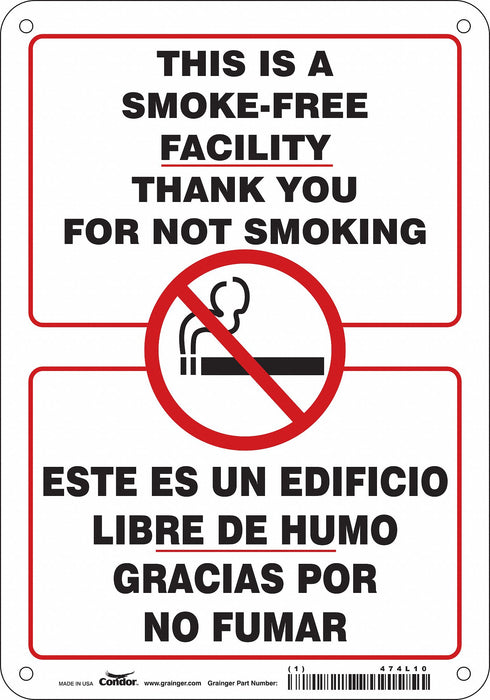 Safety Sign 10 inx7 in Aluminum