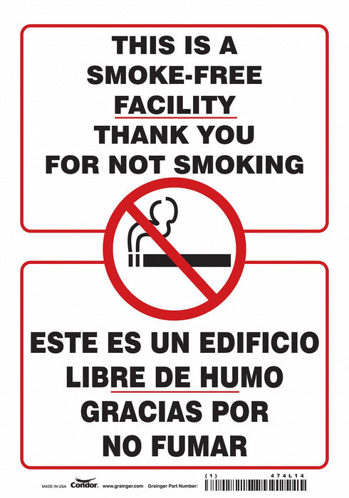 Safety Sign 10 inx7 in Vinyl