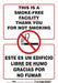 Safety Sign 10 inx7 in Vinyl