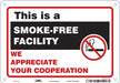 Safety Sign 7 in x 10 in Aluminum