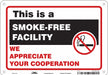 Safety Sign 7 in x 10 in Polyethylene