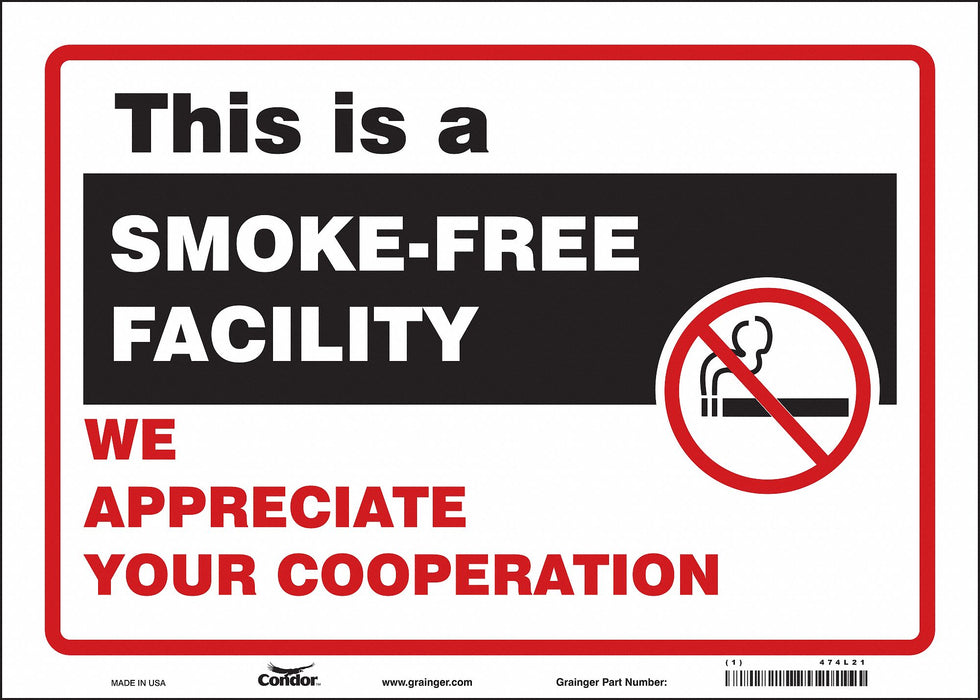 Safety Sign 10 inx14 in Vinyl