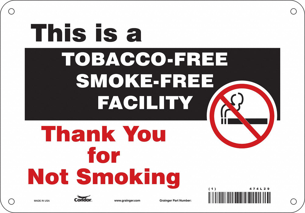 Safety Sign 7 in x 10 in Aluminum