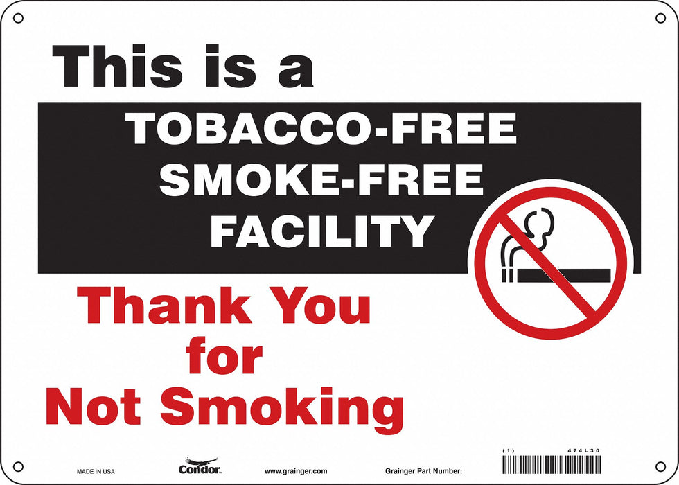 Safety Sign 10 inx14 in Aluminum