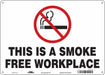 Safety Sign 10 in x 14 in Polyethylene