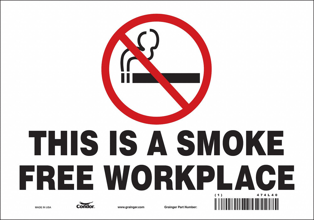 Safety Sign 7 inx10 in Vinyl