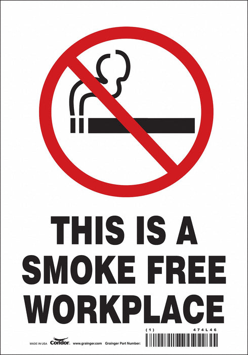 Safety Sign 10 in x 7 in Vinyl
