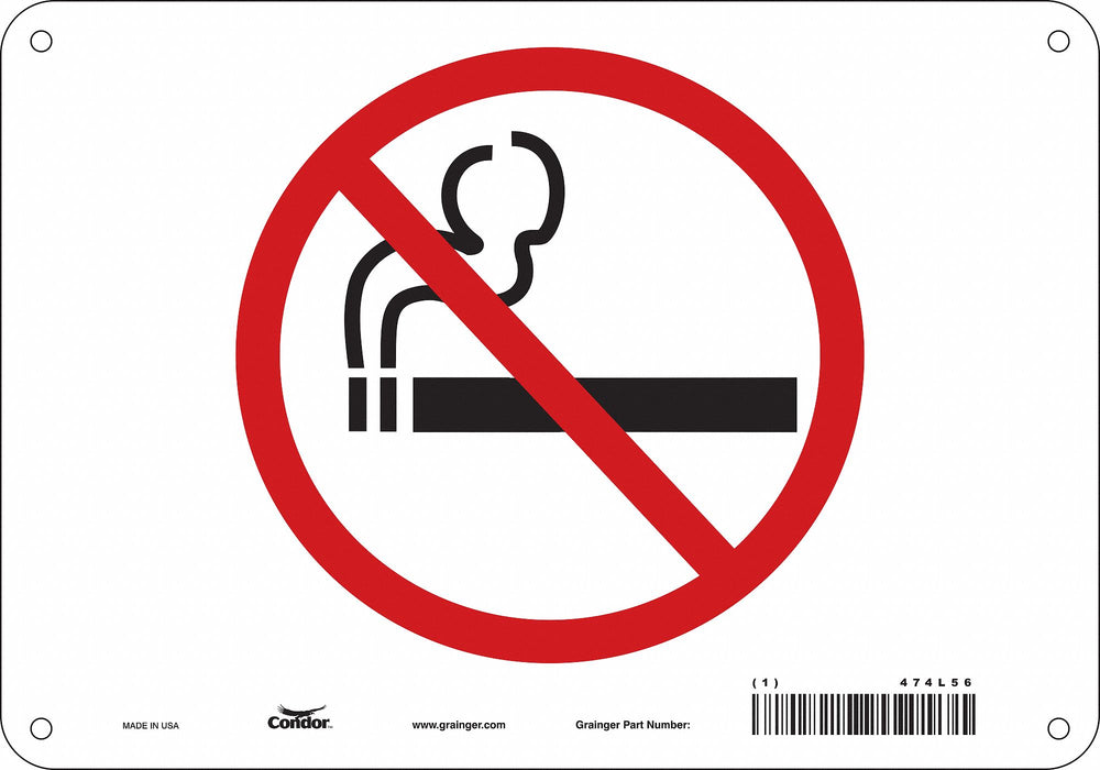 Safety Sign 7 inx10 in Polyethylene