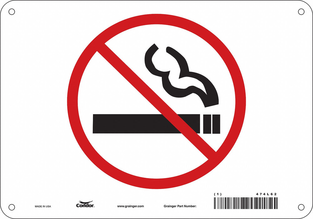 Safety Sign 7 in x 10 in Aluminum