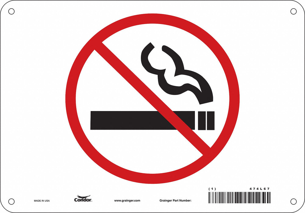Safety Sign 7 in x 10 in Polyethylene