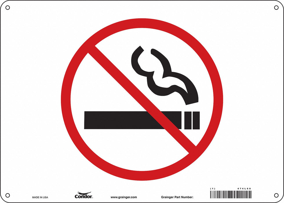 Safety Sign 10 in x 14 in Polyethylene