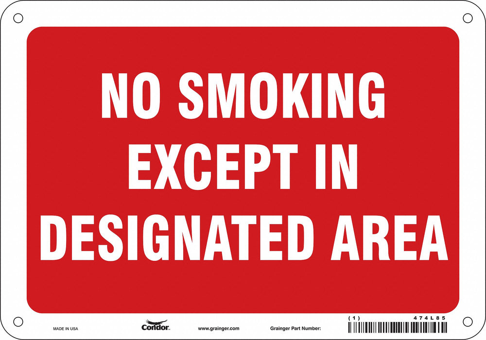 Safety Sign 7 in x 10 in Polyethylene