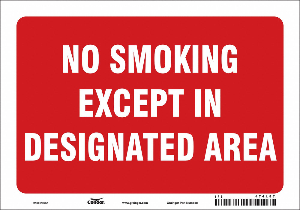 Safety Sign 7 in x 10 in Vinyl