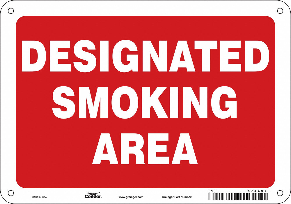 J7716 Safety Sign 7 in x 10 in Aluminum