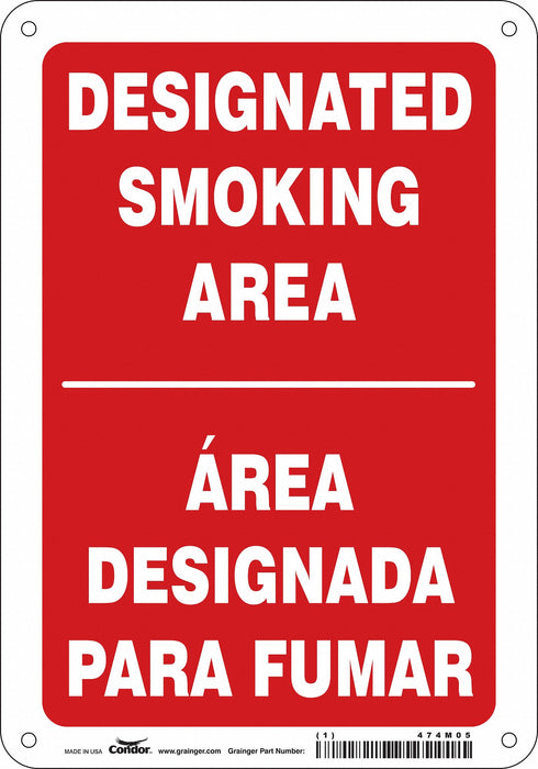 Safety Sign 10 inx7 in Aluminum