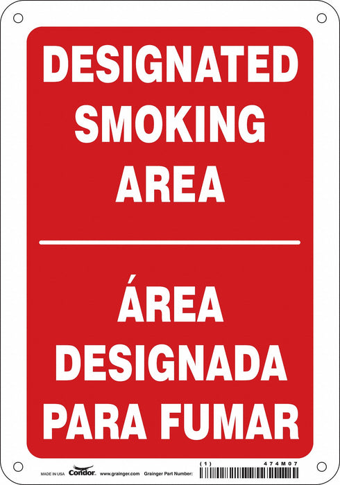 Safety Sign 10 inx7 in Polyethylene
