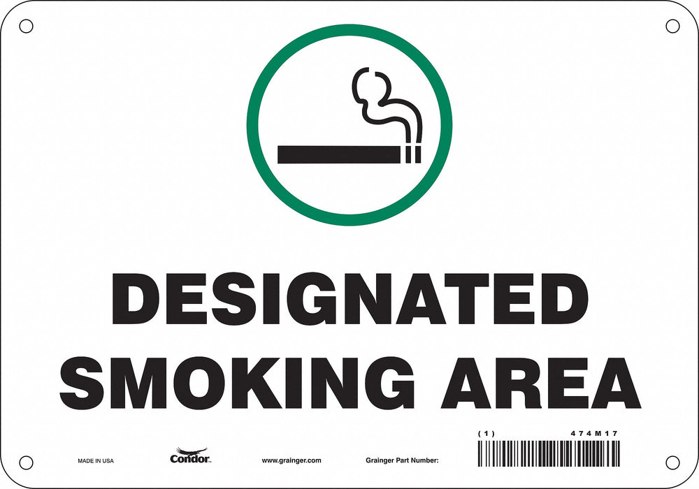 Safety Sign 7 in x 10 in Aluminum