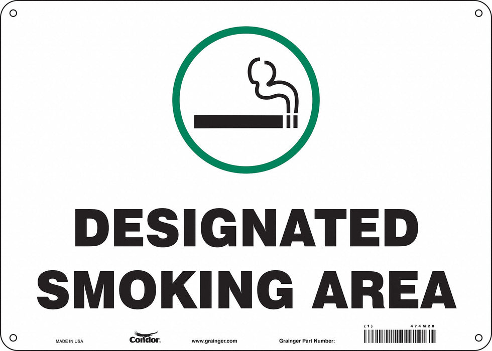 Safety Sign 10 inx14 in Polyethylene