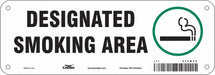 Safety Sign 3.5in x 10in Aluminum