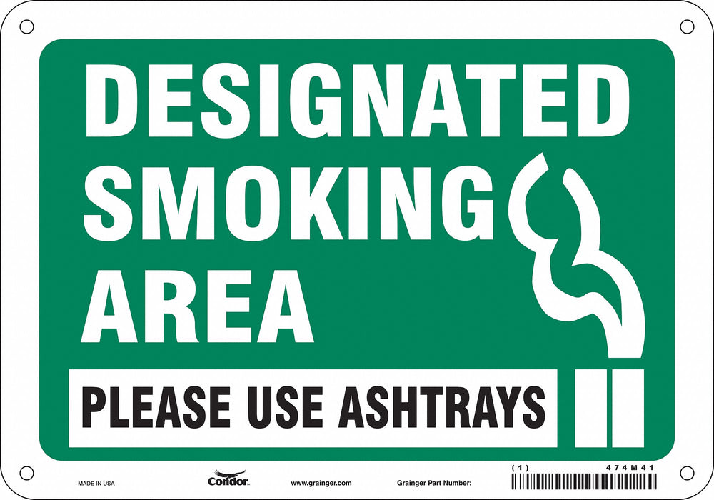 K1257 Safety Sign 7 in x 10 in Aluminum