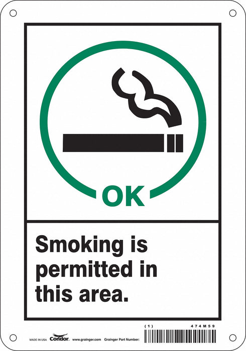 Safety Sign 10 in x 7 in Aluminum
