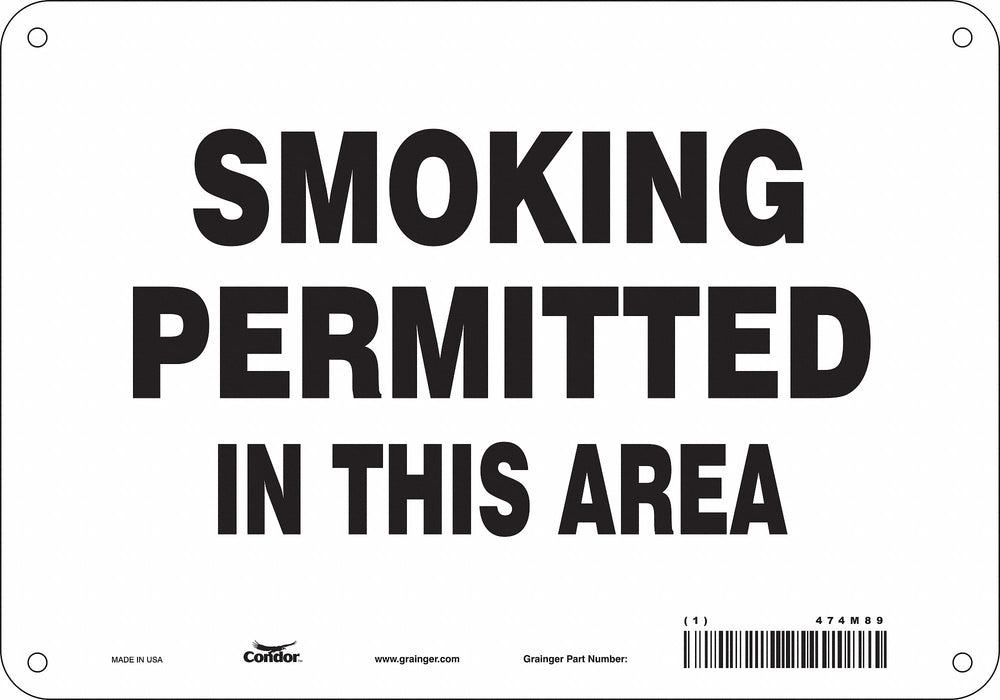 Safety Sign 7 in x 10 in Aluminum
